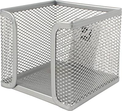 Q-CONNECT memokubus metaal zilver