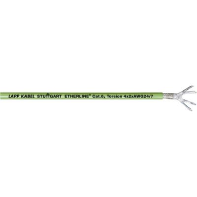 LAPP 2170483/100 Netwerkkabel CAT 6A S/FTP 4 x 2 x 0.2 mm² Groen 100 m LAPP 2170483/100 Netwerkkabel CAT 6A S/FTP 4 x 2 x 0.2 mm² Groen 100 m
