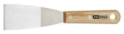 KS Tools 907.2263 RVS spatel, 50 mm, met houten handgreep