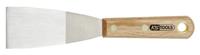 KS Tools 907.2263 RVS spatel, 50 mm, met houten handgreep - thumbnail