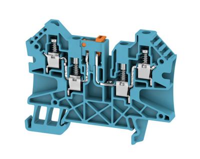 Weidmüller 1231330000 Testscheidingsserieklem Schroeven Blauw 50 stuk(s)