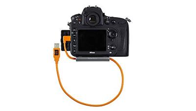 Tether Tools TET-CU61RT02-ORG USB-kabel USB-A stekker, USB-micro-B 3.0 stekker 0.50 m Oranje 90° haaks naar rechts