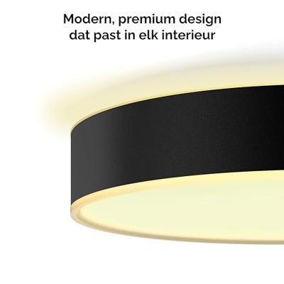 Philips Plafondlamp Hue Enrave M - White Ambiance Ø 38,1cm zwart 915005996701