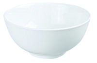 Witte aardewerk kom - White Series - 21 x 9.8 cm - thumbnail