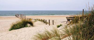 Strand bootje 130x50cm Tuinschilderij Customize-it - Customize it