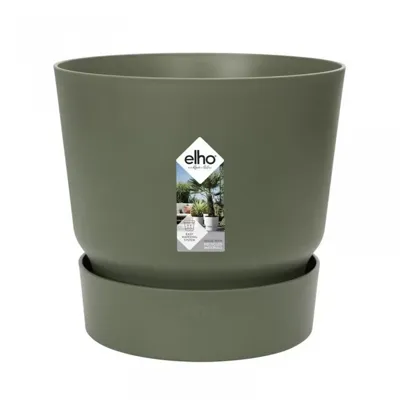 Elho Pot Greenville Rond Ø30cm - Blad Groen Elho Pot Greenville Rond Ø30cm - Blad Groen