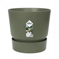 Elho Pot Greenville Rond Ø30cm - Blad Groen - thumbnail