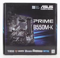 Asus PRIME B550M-K Moederbord Socket AMD AM4 Vormfactor Micro-ATX Moederbord chipset AMD® B550 - thumbnail