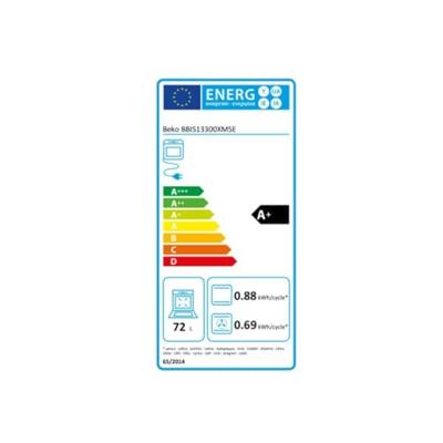 Veelzijdige Oven BEKO BBIS13300XMSE 72 L 3000 W 100 W