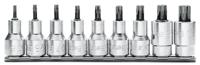 Beta 9-delige set schroevendraaier-doppen voor Torx® schroeven (art. 920TX) met support 920TX-SB9 - 009200532 - thumbnail