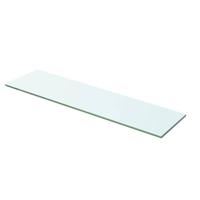 Wandschap transparant 60x12 cm glas - thumbnail