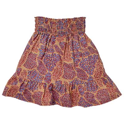 Quapi Meisjes rok - Kim - AOP Caramel animal