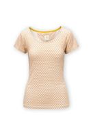 Pip Studio Pip Studio Tilly Short Sleeve Top Mi Vida Pink S - thumbnail
