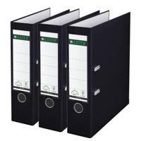 Ordner Leitz 180° 1010 A4 80 mm 3 stuks zwart - thumbnail