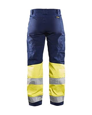 Blåkläder Dames werkbroek High-Vis met stretch 71611811 | Marine/High-Vis Geel | Maat 46 - 7330509615591 Blåkläder Dames werkbroek High-Vis met stretch 71611811 | Marine/High-Vis Geel | Maat 46 - 7330509615591