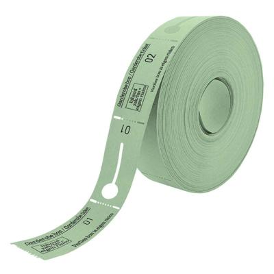 Garderobebonnen Combicraft nummering 1 t/m 500 groen 500 stuks