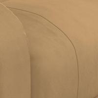 Sta-op-massagestoel fluweel bruin - thumbnail