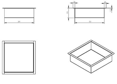 Wiesbaden Inbouwnis | Exellence | 30x60x7cm | Mat Zwart Wiesbaden Inbouwnis | Exellence | 30x60x7cm | Mat Zwart