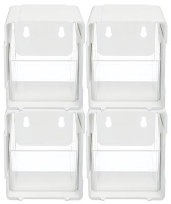 Deflecto sorteer kantelbakje wit, pak met 4 stuks Deflecto sorteer kantelbakje wit, pak met 4 stuks