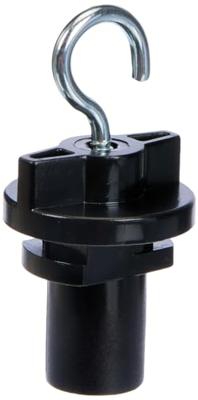 SLV 3-Fase adapterS-Track adapter met haak zwart - 175190