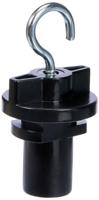SLV 3-Fase adapterS-Track adapter met haak zwart - 175190 - thumbnail