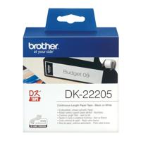 Brother doorlopende labelrol voor QL, ft 62 mm x 30,48 m, papier - thumbnail