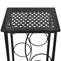 Wijnrek voor 8 flessen metaal - thumbnail