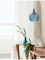 Lyora HanglampLoni blauw glas - 9191243 - thumbnail