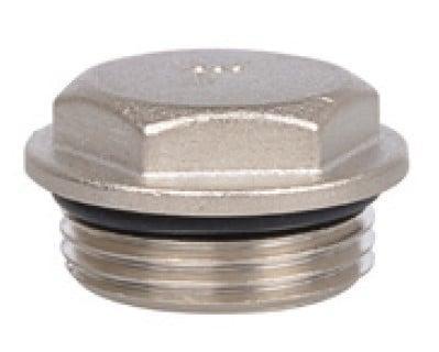 Kirchhoff Messing plug, vernikkeld, met O-ring 1", voor verdeleruitgang - 988524755