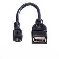VALUE USB 2.0 Kabel, USB A Female - Micro USB B Male, OTG, 0,15 m - thumbnail