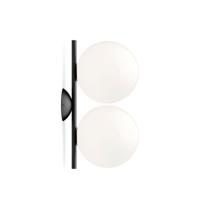 Flos IC C/W1 Double Wandlamp - Zwart - thumbnail