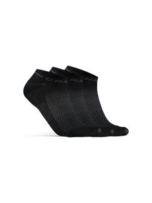 Craft 1910639 Core Dry Shaftless Sock 3-Pack - Black - 34/36 Craft 1910639 Core Dry Shaftless Sock 3-Pack - Black - 34/36