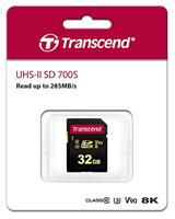 Transcend Premium 700S SDHC-kaart 32 GB Class 10, UHS-II, UHS-Class 3, v90 Video Speed Class - thumbnail