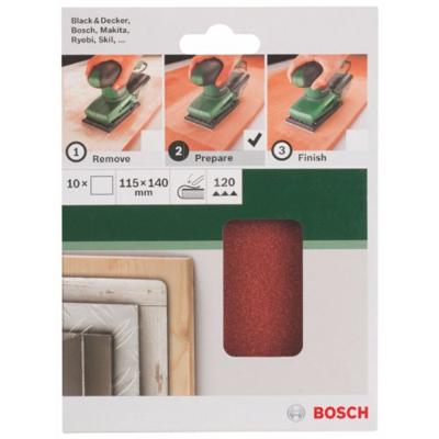 Bosch Accessories 2609256B18 Oscillerend schuurpapierset Ongeperforeerd Korrelgrootte (num) 60, 120, 180 (l x b) 140 mm x 115 mm 1 set(s) Bosch Accessories 2609256B18 Oscillerend schuurpapierset Ongeperforeerd Korrelgrootte (num) 60, 120, 180 (l x b) 140 mm x 115 mm 1 set(s)