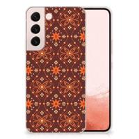 Samsung Galaxy S22 | TPU bumper | Batik Brown - thumbnail