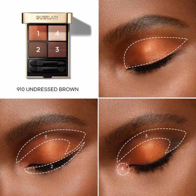 Guerlain Ombres G 4 Colors Eyeshadow Palette Undressed Brown Oogschaduw 8.8 g Dames - thumbnail