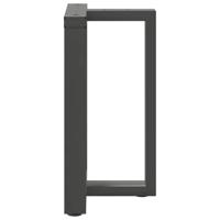 Eettafelpoten 2 st T-vormig 50x35x(72-73) cm staal antraciet - thumbnail