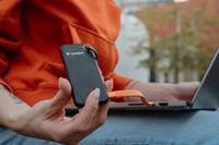 Verbatim Pocket 2 TB Externe SSD harde schijf USB-C 3.2 Gen 2 Zwart, Oranje 32197 - thumbnail