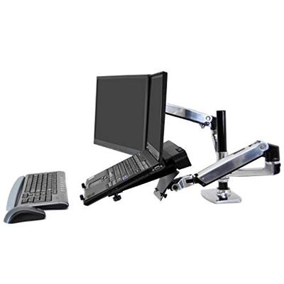 Ergotron LX Dual Arm Stacking Desk Mount Monitor-tafelbeugel 2-voudig 38,1 cm (15) - 61 cm (24) Aluminium In hoogte verstelbaar, Kantelbaar, Zwenkbaar, Ergotron LX Dual Arm Stacking Desk Mount Monitor-tafelbeugel 2-voudig 38,1 cm (15) - 61 cm (24) Aluminium In hoogte verstelbaar, Kantelbaar, Zwenkbaar,