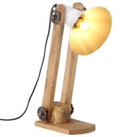 VidaXL Bureaulamp 25 w e27 23x13x52 cm wit - thumbnail