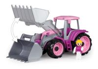 Lena tractor Truxx meisjes 37 x 17 cm roze/grijs 2 delig - thumbnail