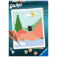 Ravensburger Creart schilderen op nummer - at the lake - thumbnail
