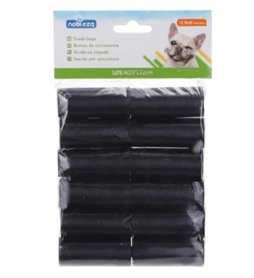 Nobleza Hondenpoepzakjes - 12 Rollen - 180 Poepzakjes - Zwart Nobleza Hondenpoepzakjes - 12 Rollen - 180 Poepzakjes - Zwart