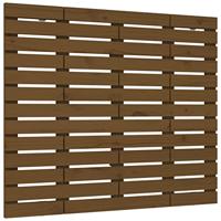 Hoofdbord wandmontage 96x3x91,5 cm grenenhout honingbruin - thumbnail