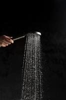 Ben Push handdouche rond Ø12cm 3 straalsoorten gunmetal - thumbnail