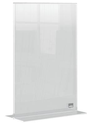 Infobord nobo premium plus a5 acryl vrijstaand