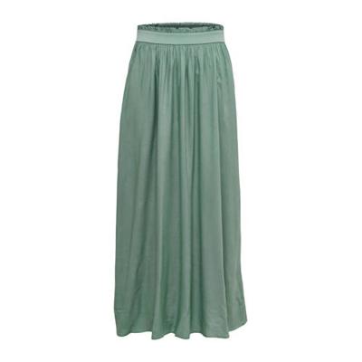 ONLY maxi rok ONLVENEDIG met plooien lichtgroen ONLY maxi rok ONLVENEDIG met plooien lichtgroen