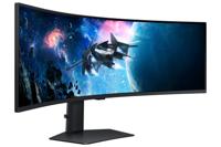 Samsung PC-monitor Odyssey G9 49 inch 240 Hz, 1 ms, 1000R gebogen VA-paneel, DWQHD-resolutie: 5120 x 1440, 2500:1, AMD FreeSync Premium Pro, Auto Source Switch +, verstelbare standaard, DisplayPort, - thumbnail