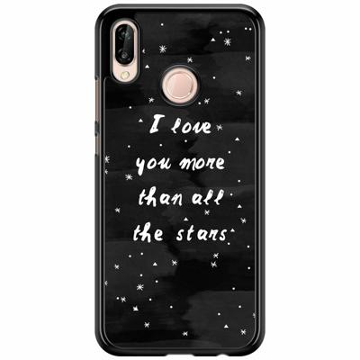 Huawei P20 Lite hoesje - Stars love quote Huawei P20 Lite hoesje - Stars love quote