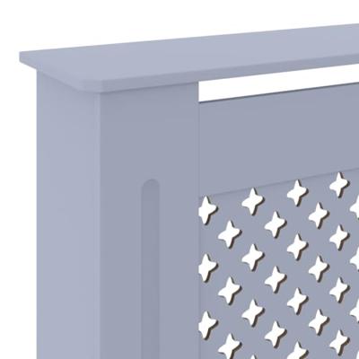 VidaXL Radiatorombouw 205 cm mdf grijs - thumbnail
